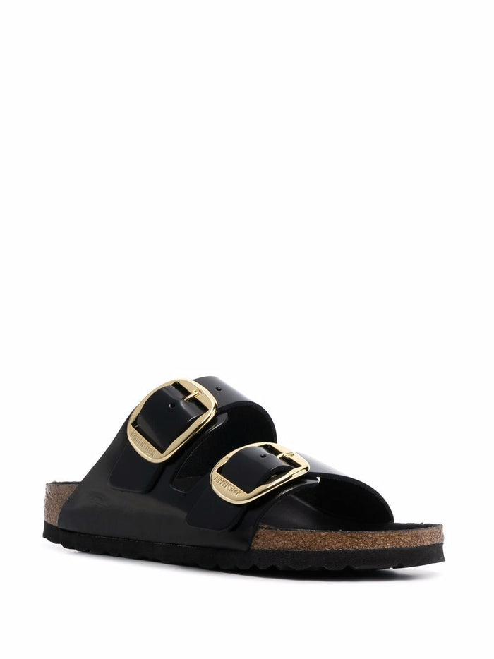 Birkenstock Sandals Black Patent Calf Leather