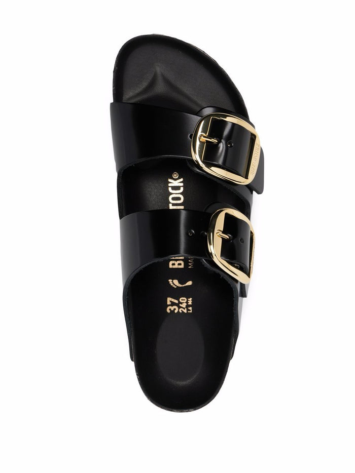 Birkenstock Sandals Black Patent Calf Leather