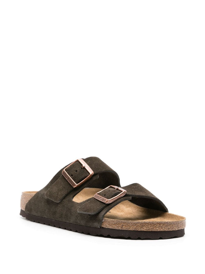 Birkenstock Sandals Brown Suede