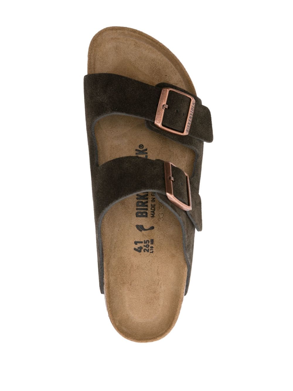 Birkenstock Sandals Brown Suede