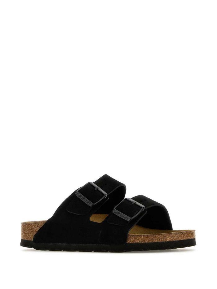 Birkenstock Sandals Black Calf Leather