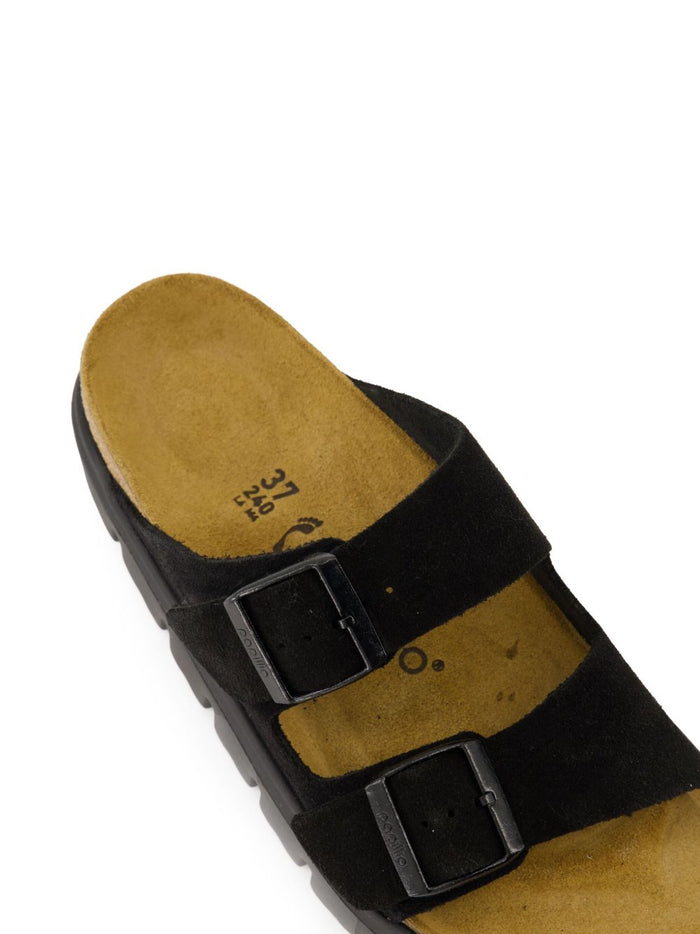 Birkenstock Sandals Black Suede