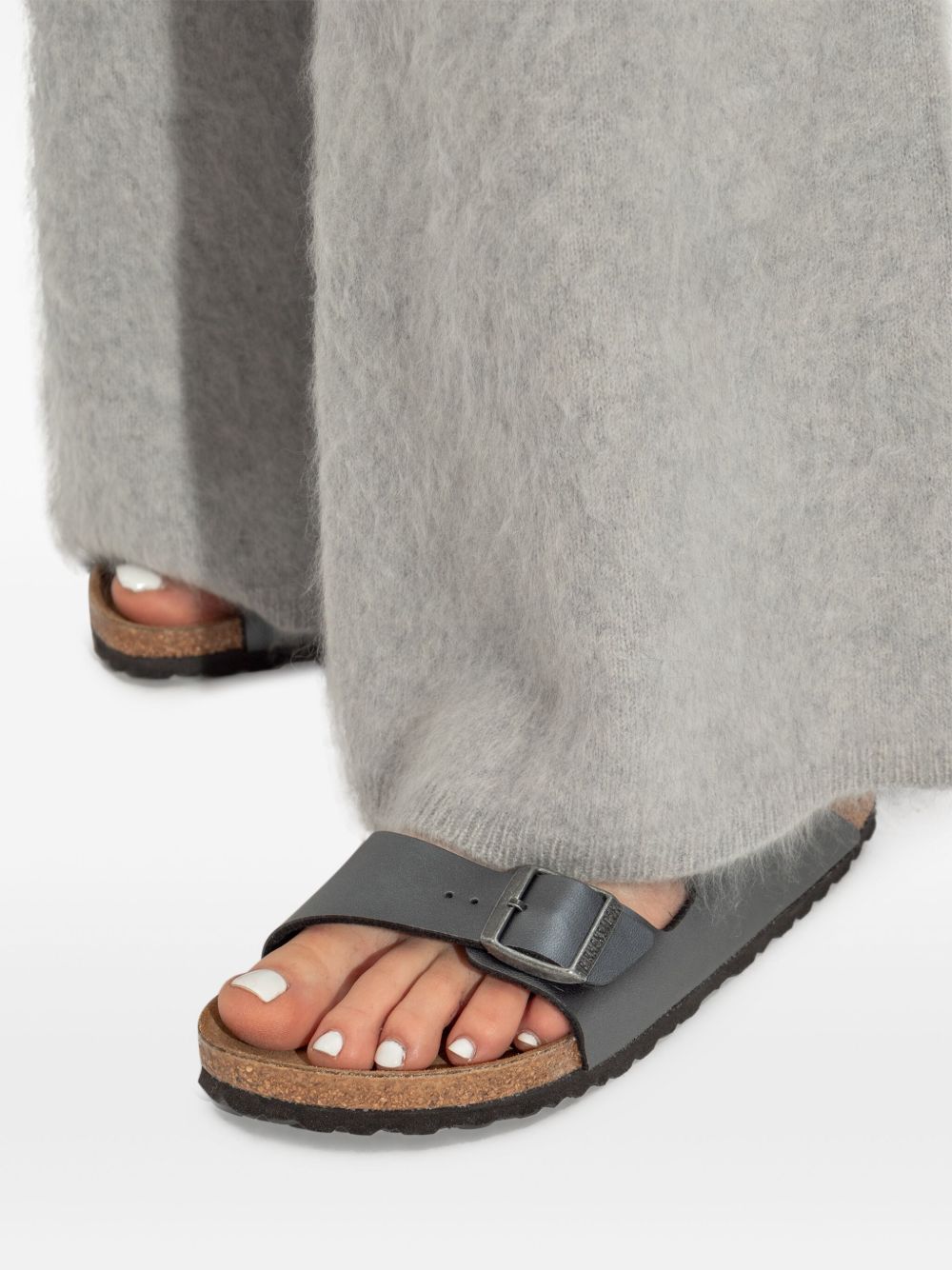 Birkenstock Sandals Black Calf Leather