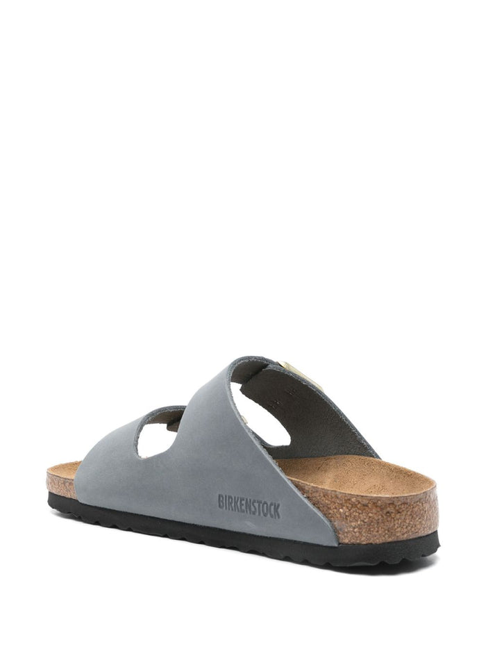 Birkenstock Sandals Grey Calf Leather