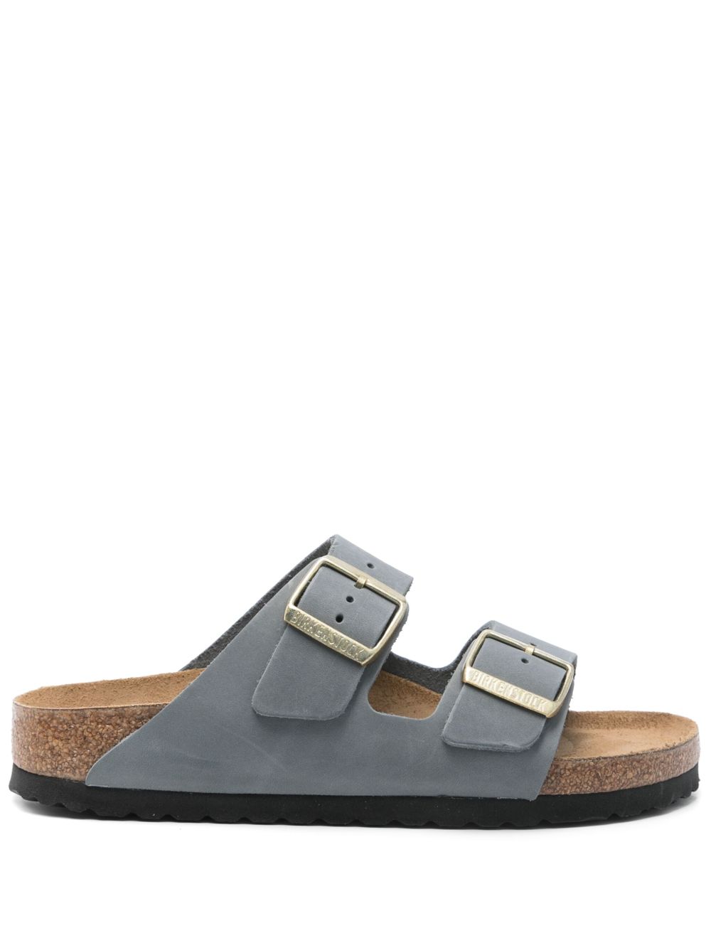 Birkenstock Sandals Grey Calf Leather