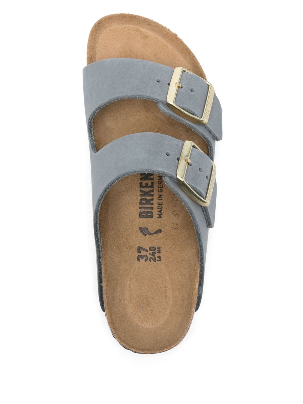 Birkenstock Sandals Grey Calf Leather