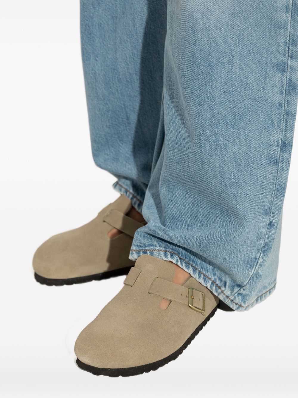 Birkenstock Sandals Dove Grey Calf Suede