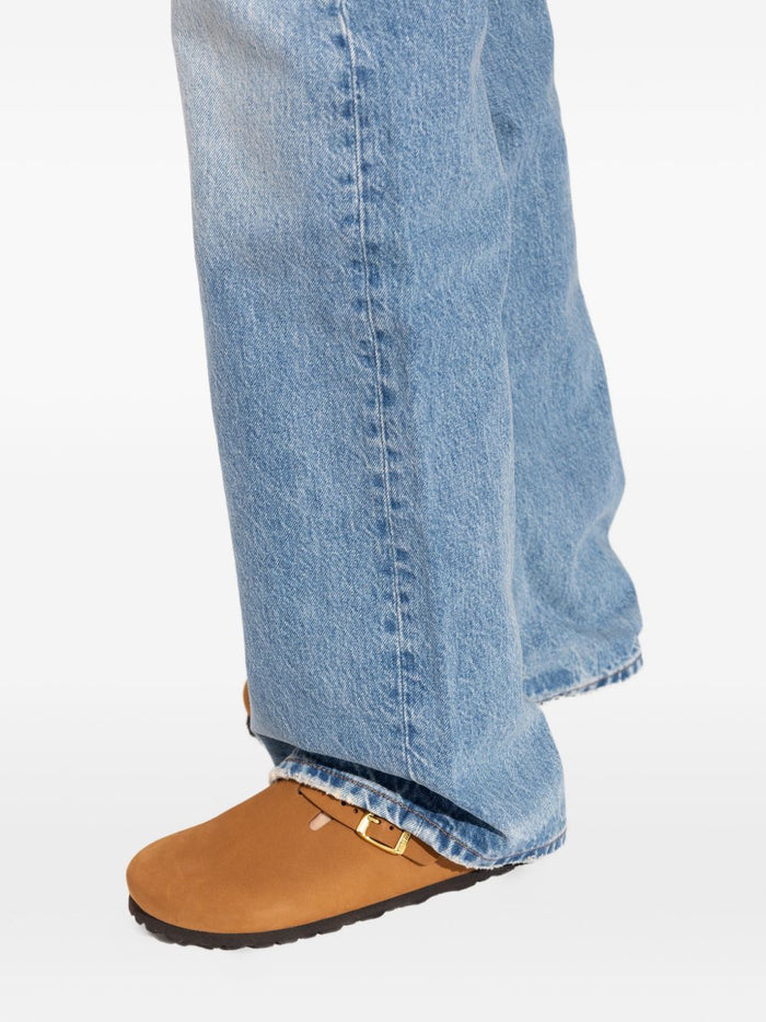 Birkenstock Sandals Leather Brown Nubuck