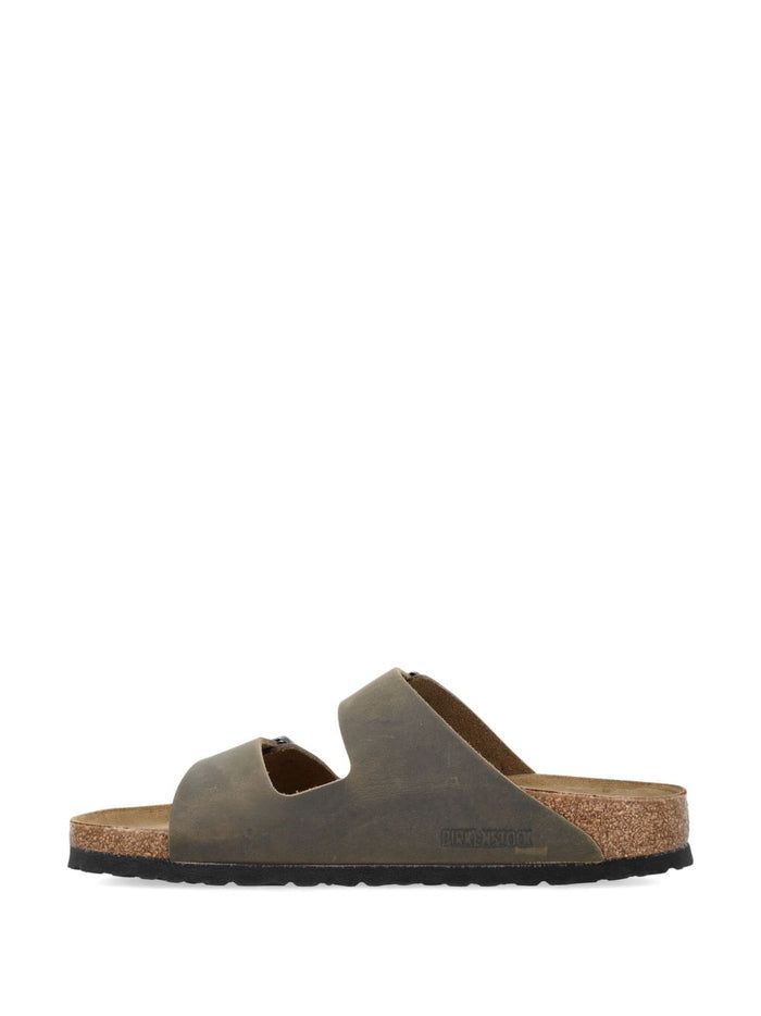 Birkenstock Sandals Kaki Leather