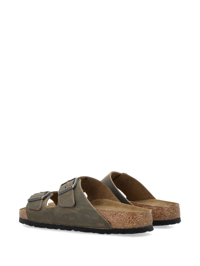 Birkenstock Sandals Kaki Leather