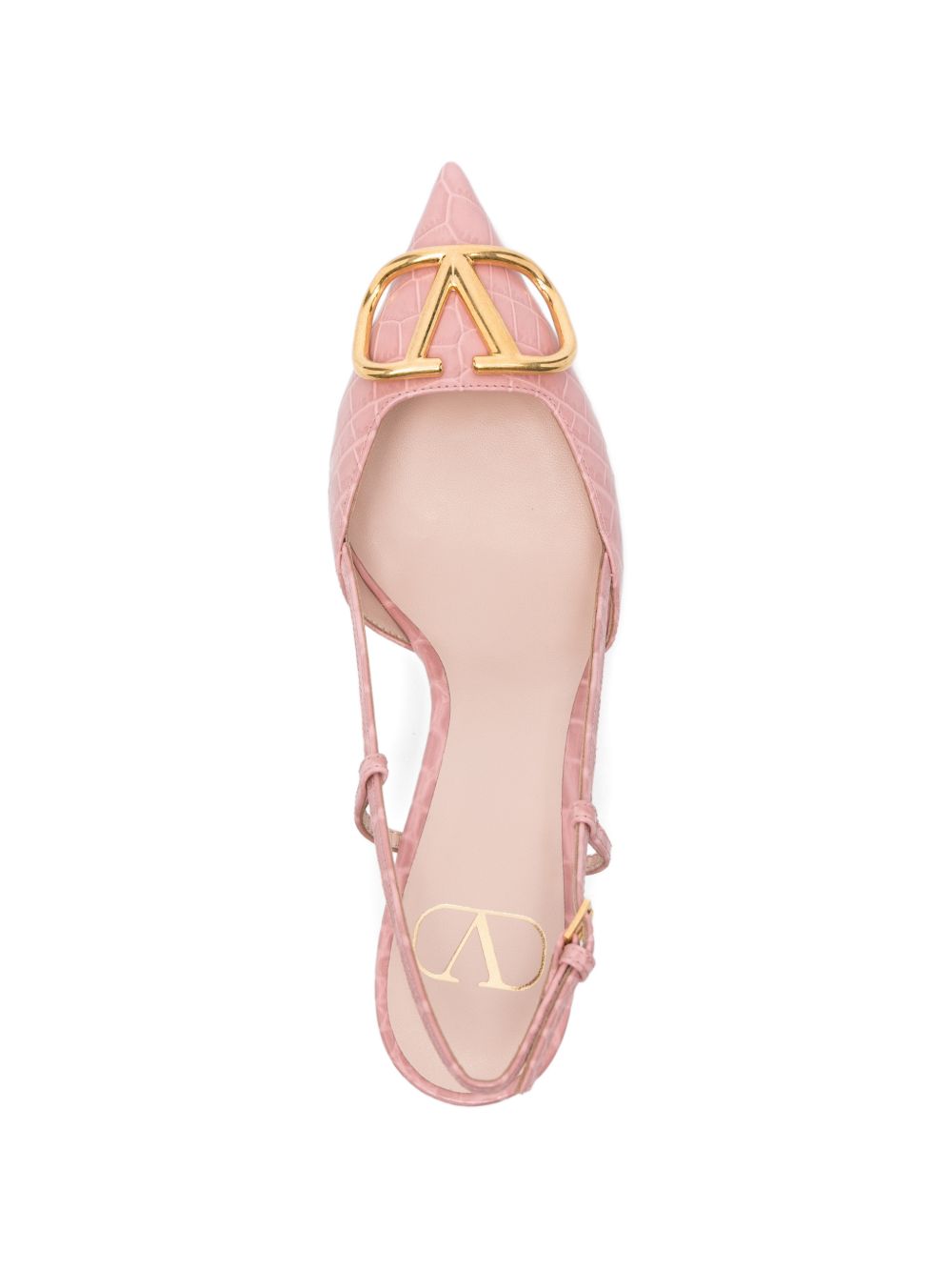 Valentino Garavani With Heel Pink Calf Leather
