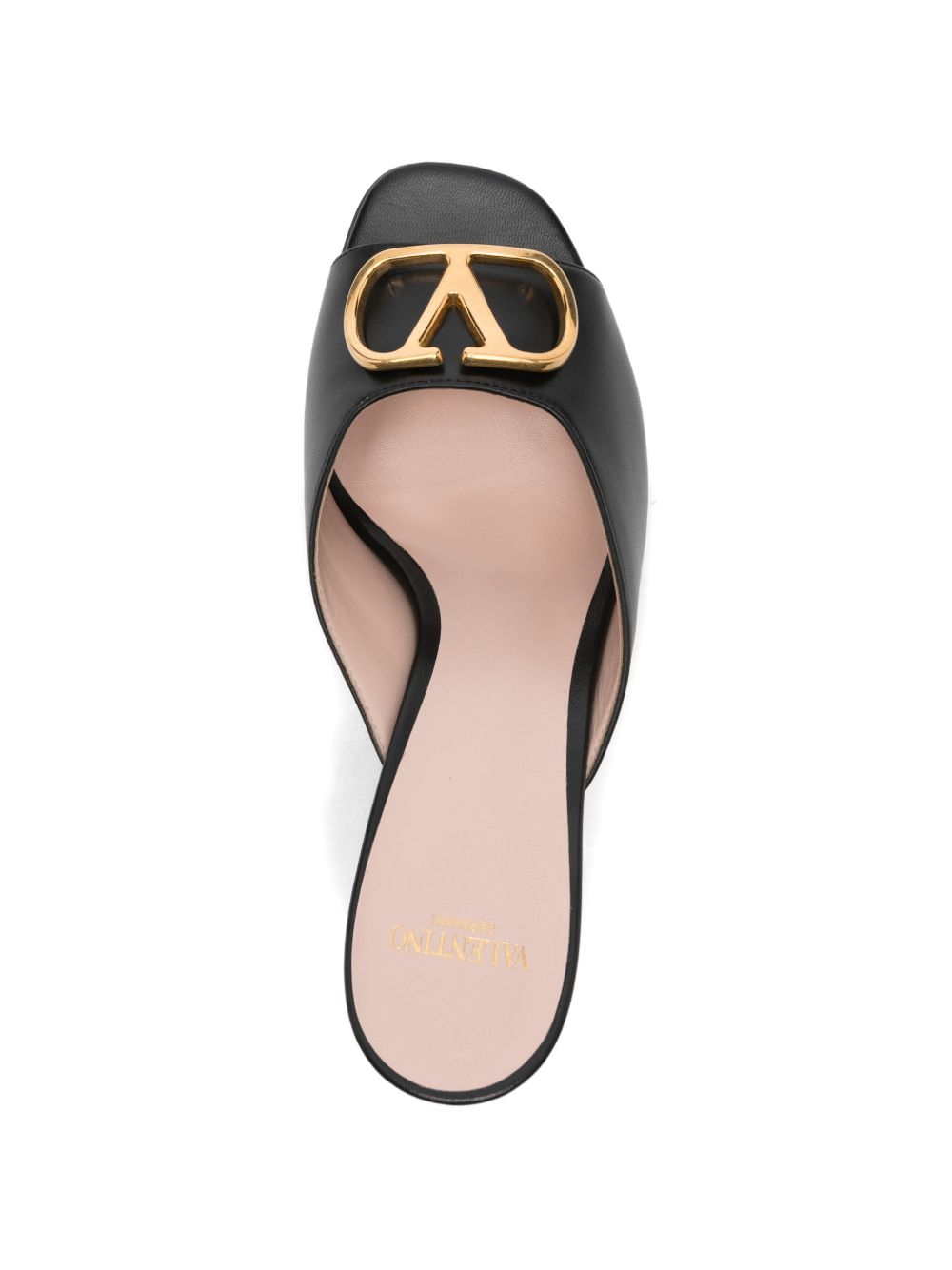 Valentino Garavani Sandals Black Calf Leather