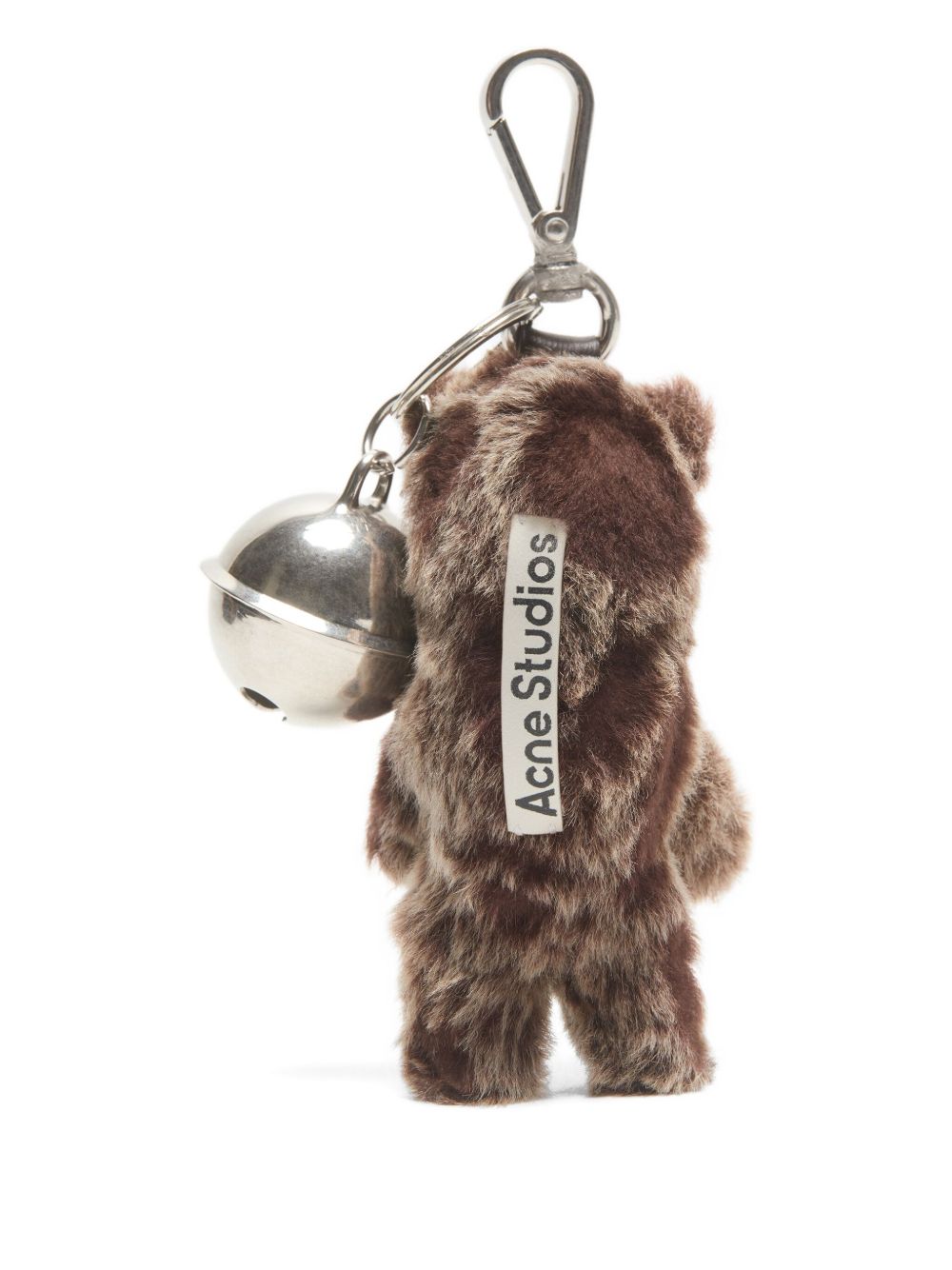 Acne Studios Keychains Brown Metal Fabric