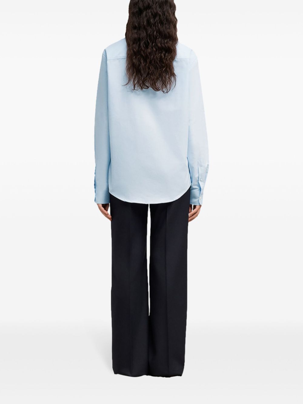 Ami Paris Shirts Clear Blue Cotton