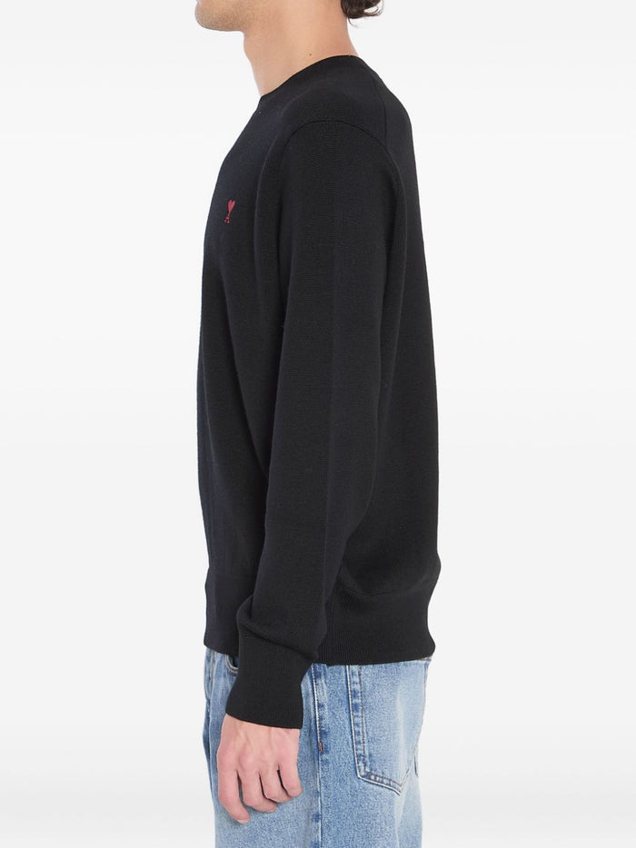 Ami Paris Sweaters Black Wool