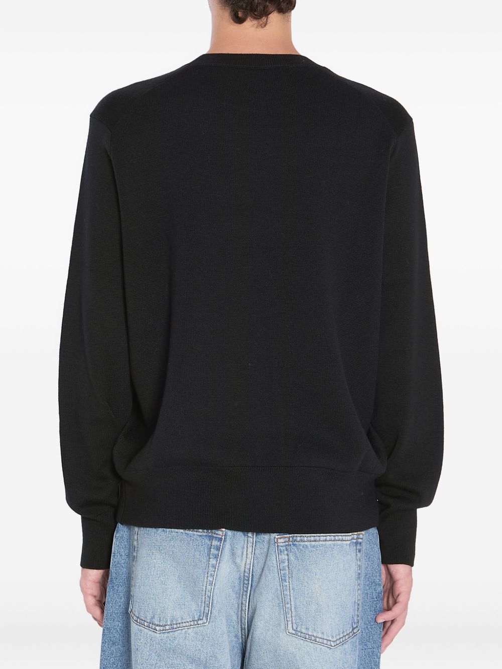 Ami Paris Sweaters Black Wool