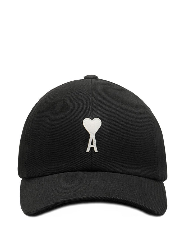Ami Paris Hats Black Fabric