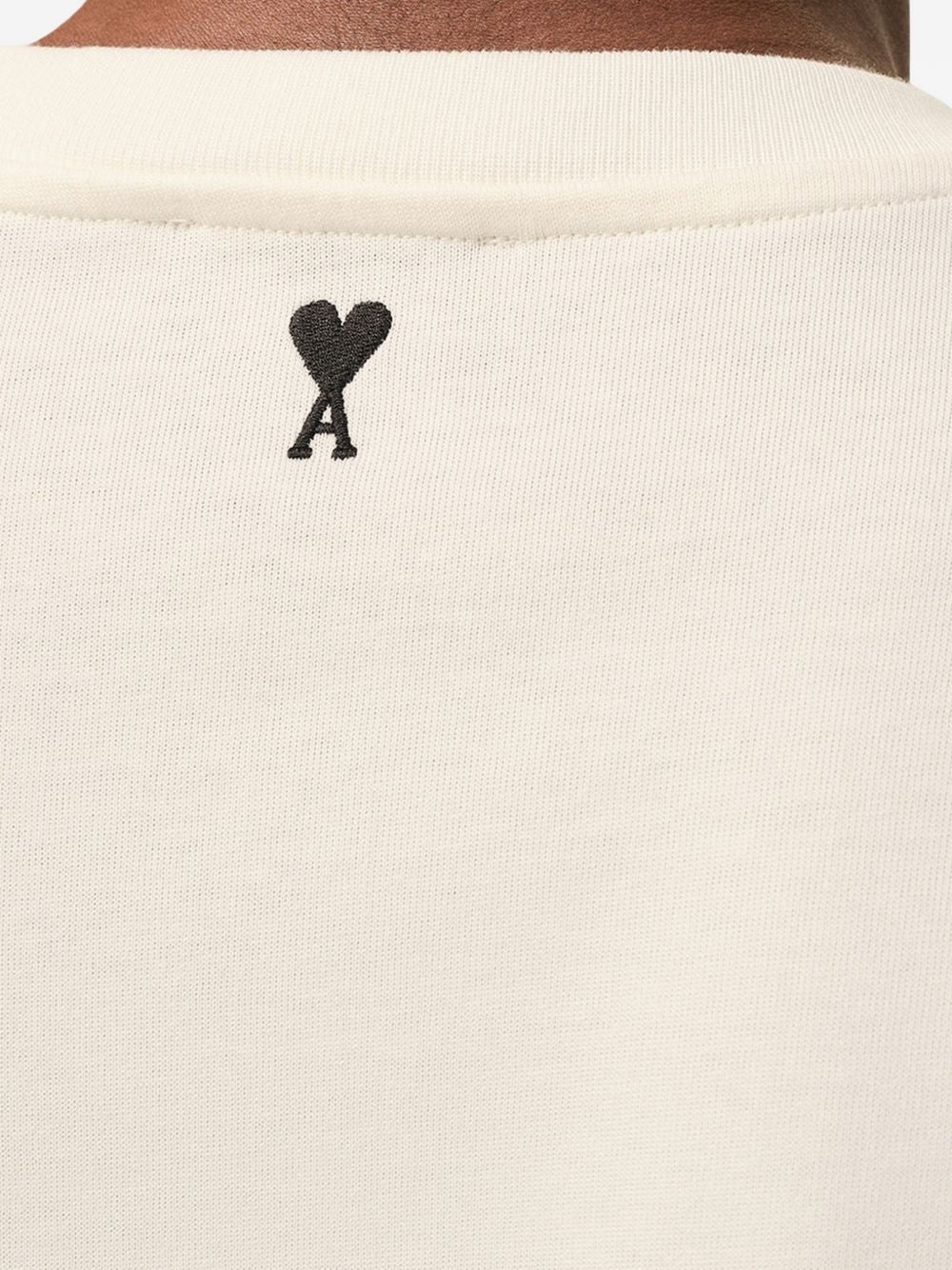 Ami Paris T-Shirts And Polos Beige Fabric