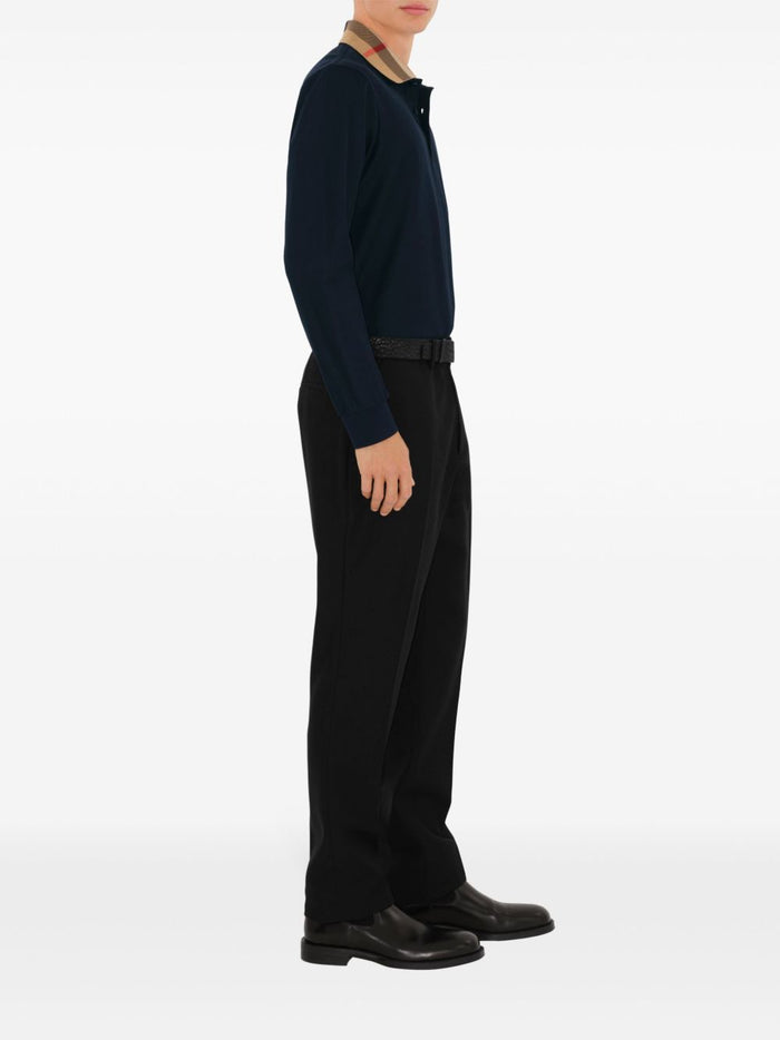 Burberry T-Shirts And Polos Blue Cotton