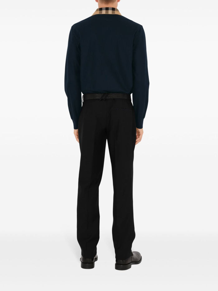 Burberry T-Shirts And Polos Blue Cotton