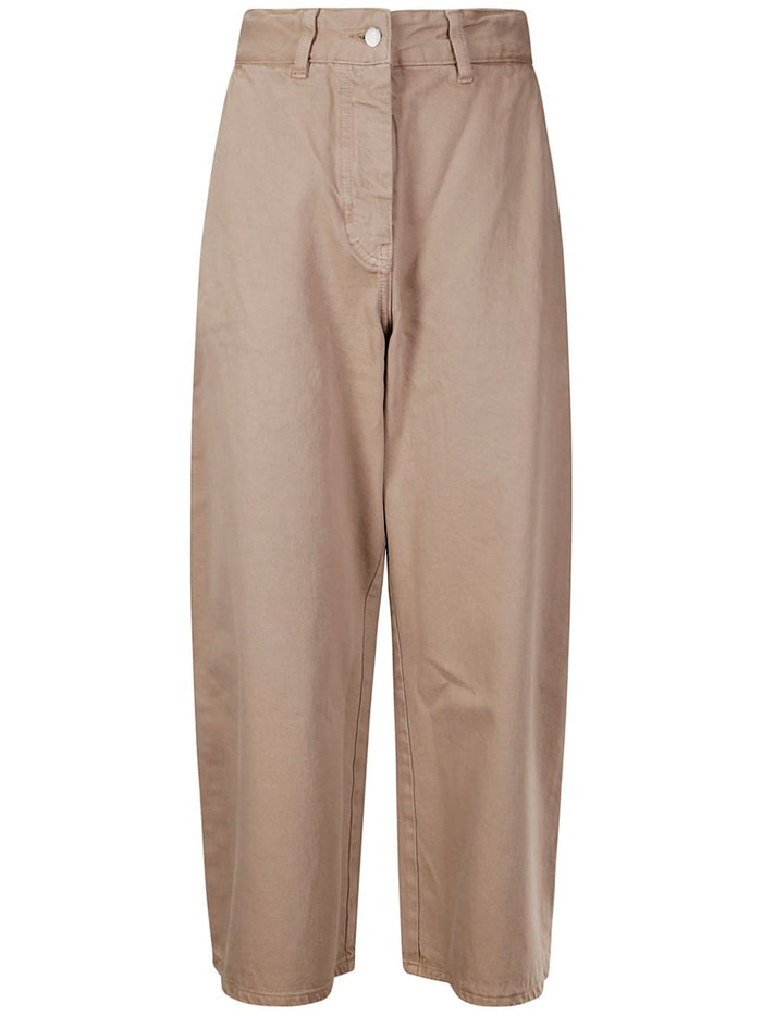 STUDIO NICHOLSON PRE Jeans Marrone Chiaro Cotton