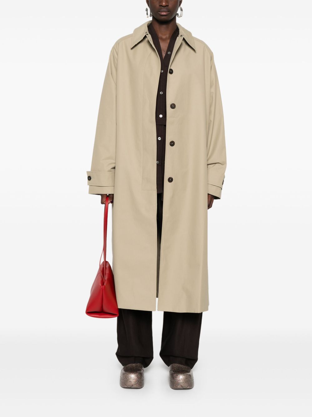 Studio Nicholson Pre Coats Beige Outer: Cotton