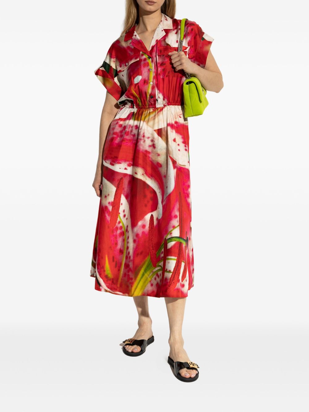 Tory Burch Sandals Black Rubber Nappa Leather