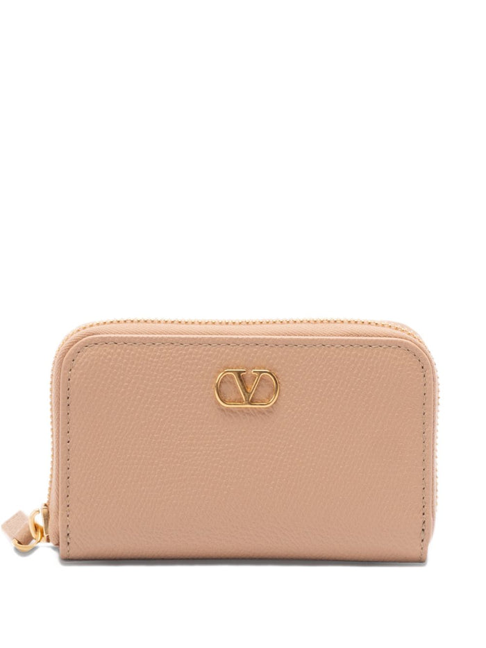 Valentino Garavani Wallets Pink Calf Leather
