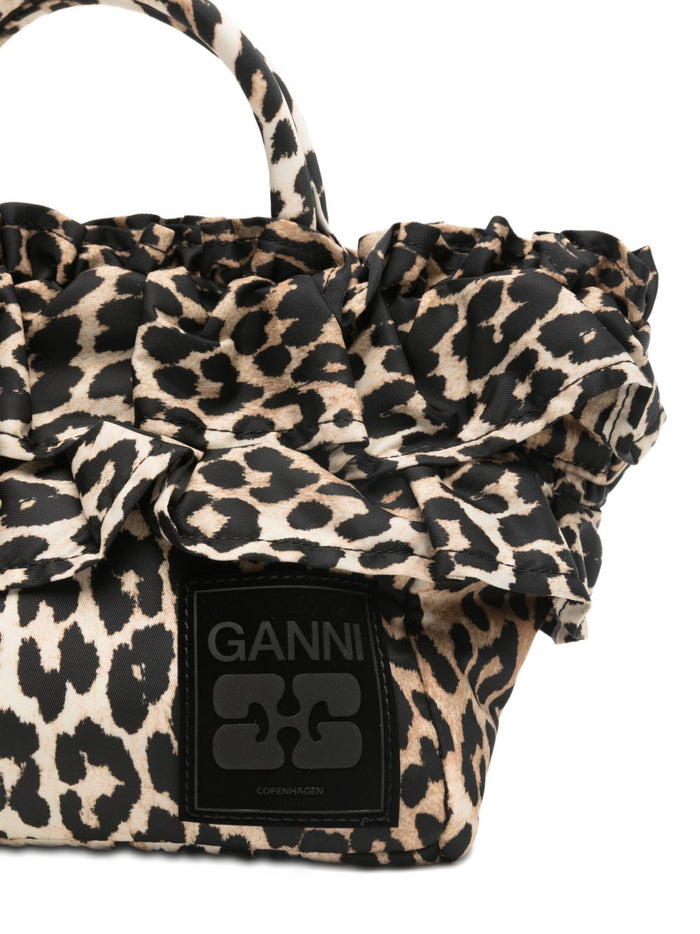 GANNI Bags Brown Recycled Polyamide