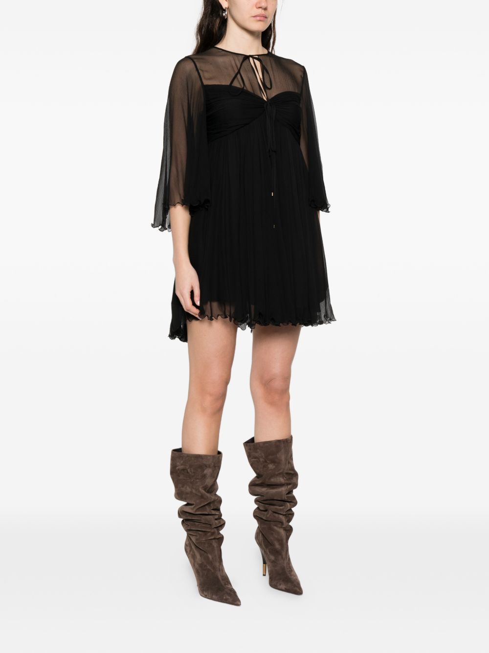 Chloè Dresses Black Silk
