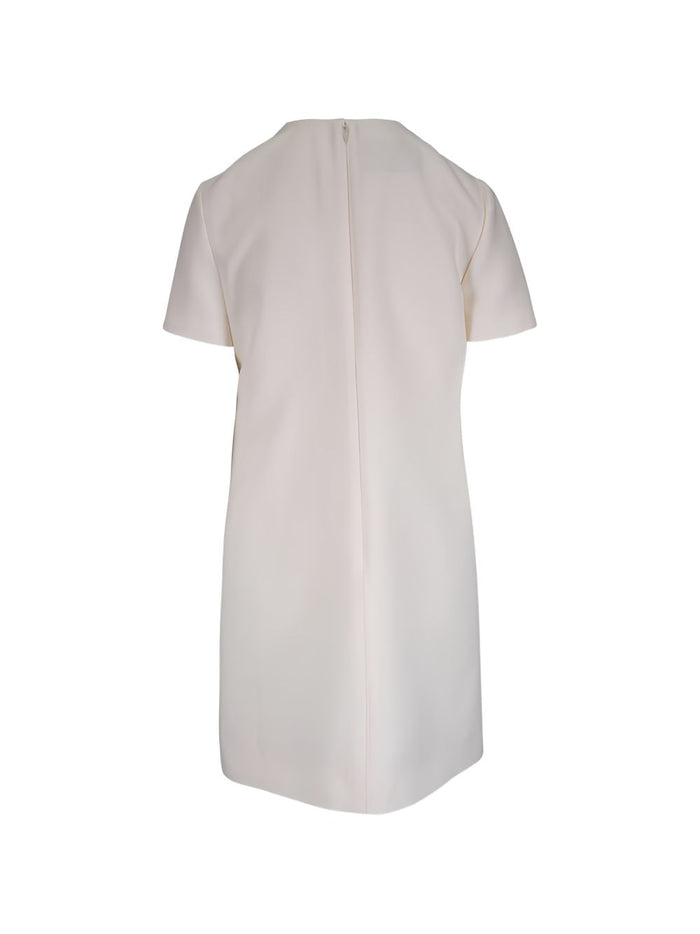 Valentino Dresses Ivory Silk Virgin Wool