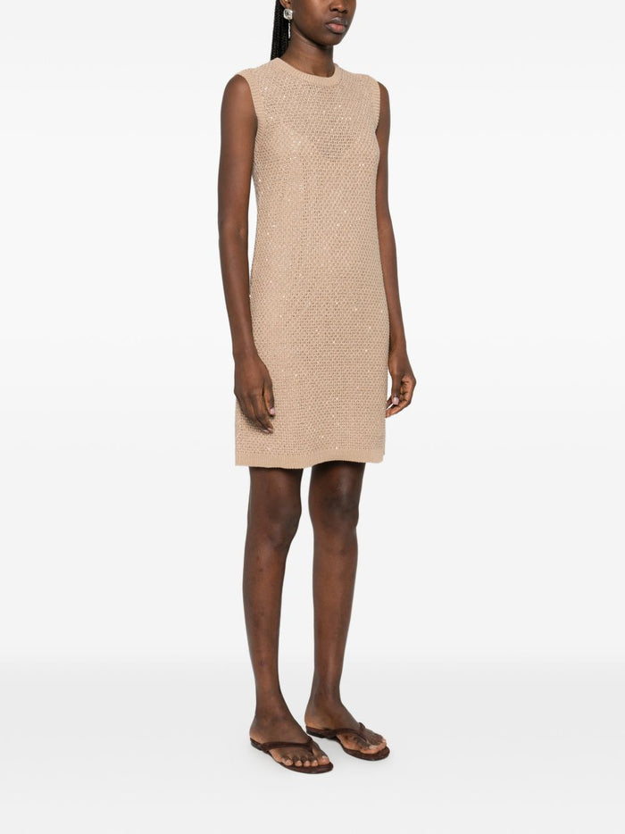 Fabiana Filippi Dresses Beige Cotton