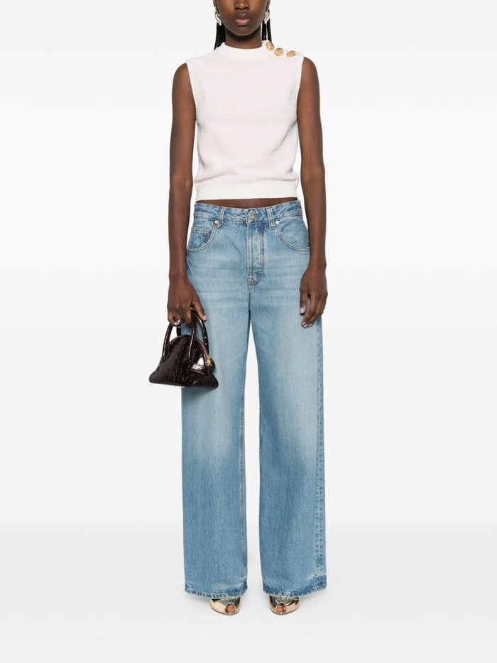 Balmain Top Pink Cotton