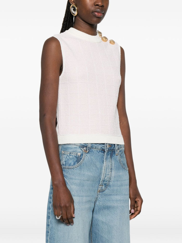 Balmain Top Pink Cotton