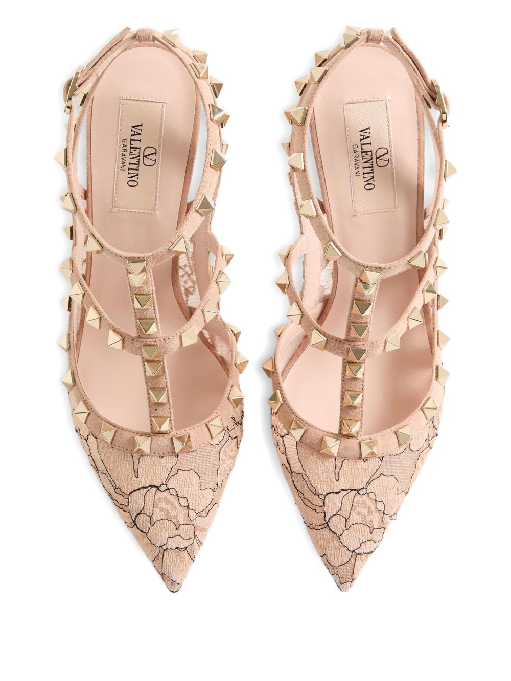 Valentino Garavani With Heel Powder Calf Leather