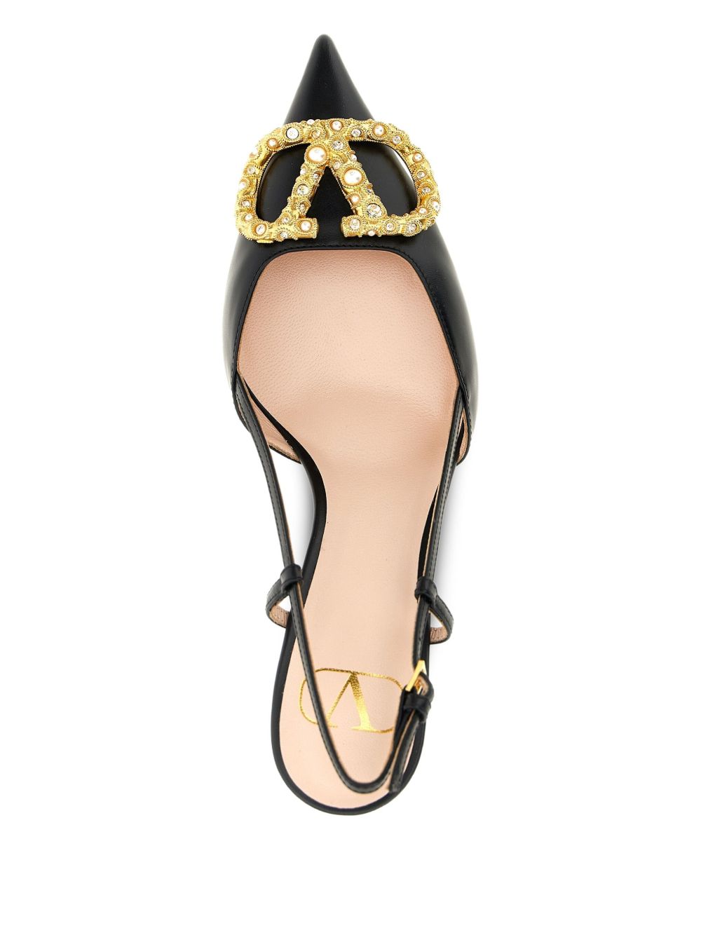 Valentino Garavani With Heel Black Calf Leather