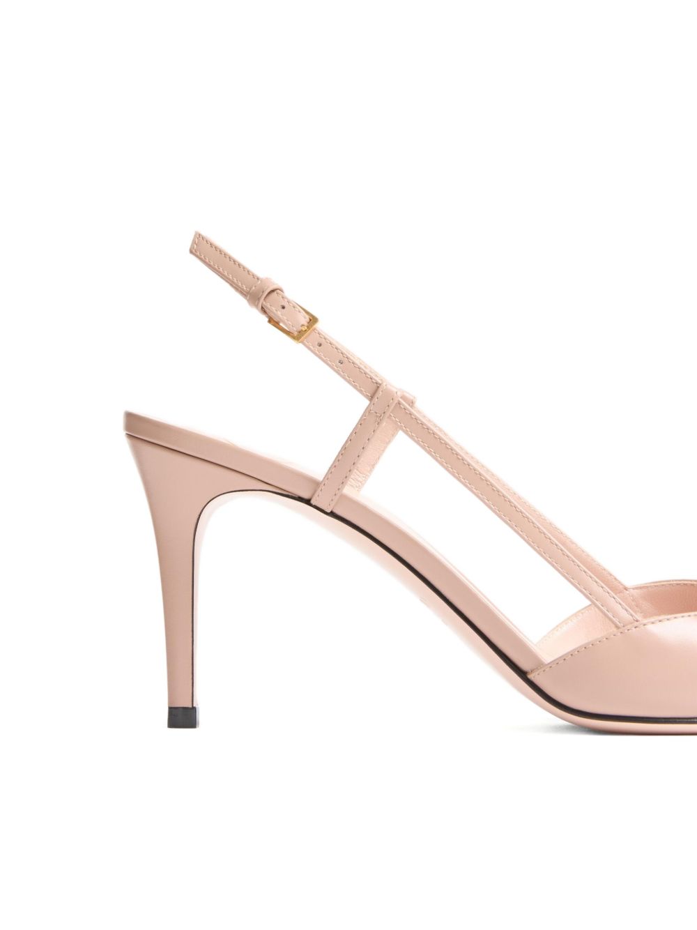 Valentino Garavani With Heel Beige Calf Leather