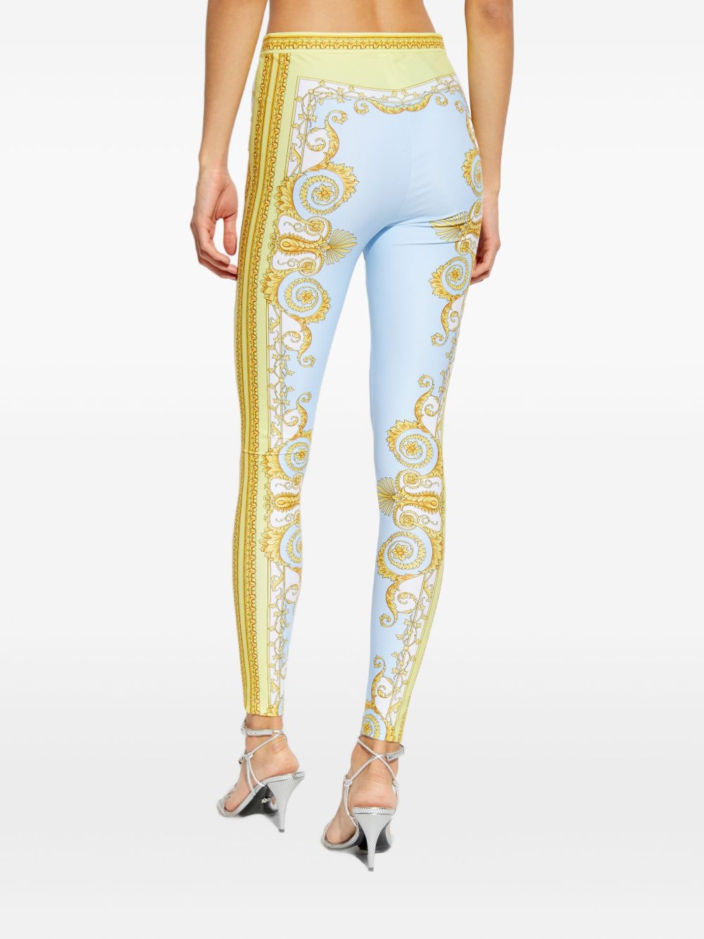 Versace Trousers Clear Blue Outer:elastane