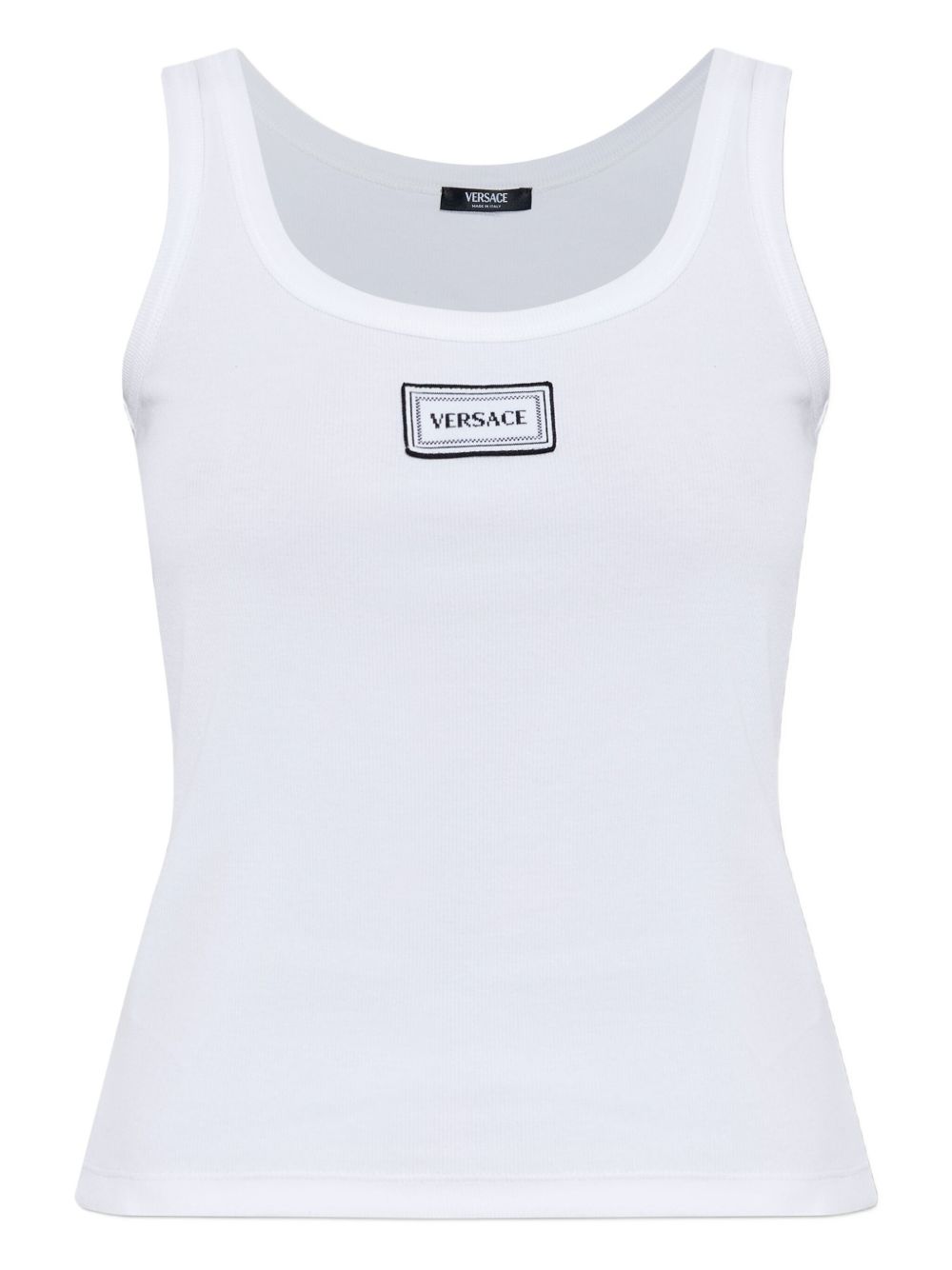 Versace Top White Outer:elastane