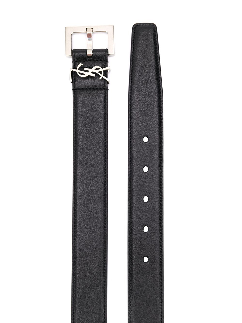 Saint Laurent Belts Nero Calf Leather