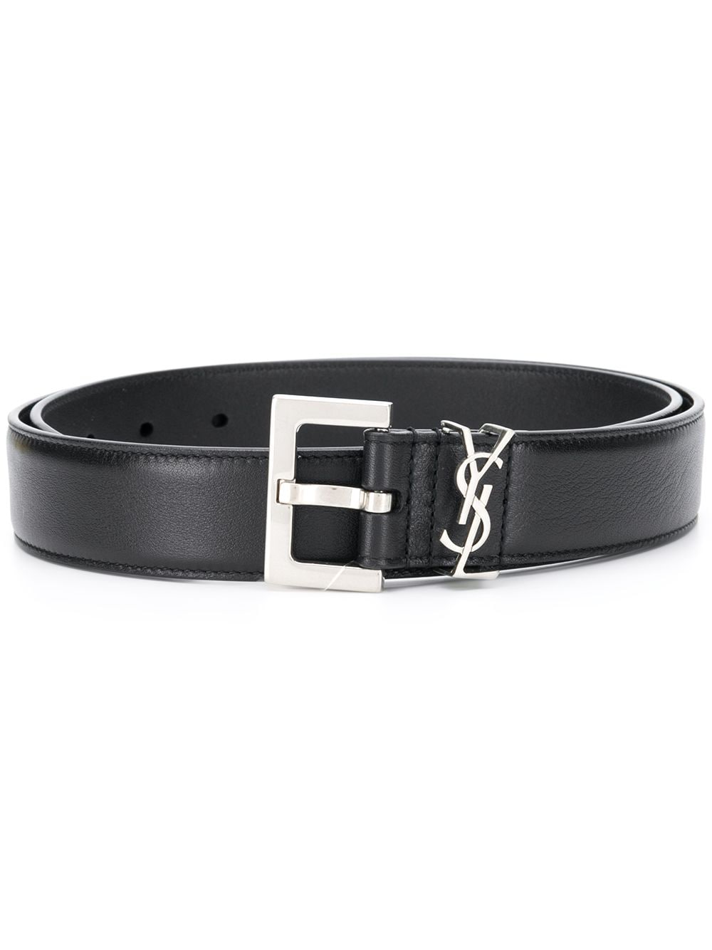 Saint Laurent Belts Nero Calf Leather