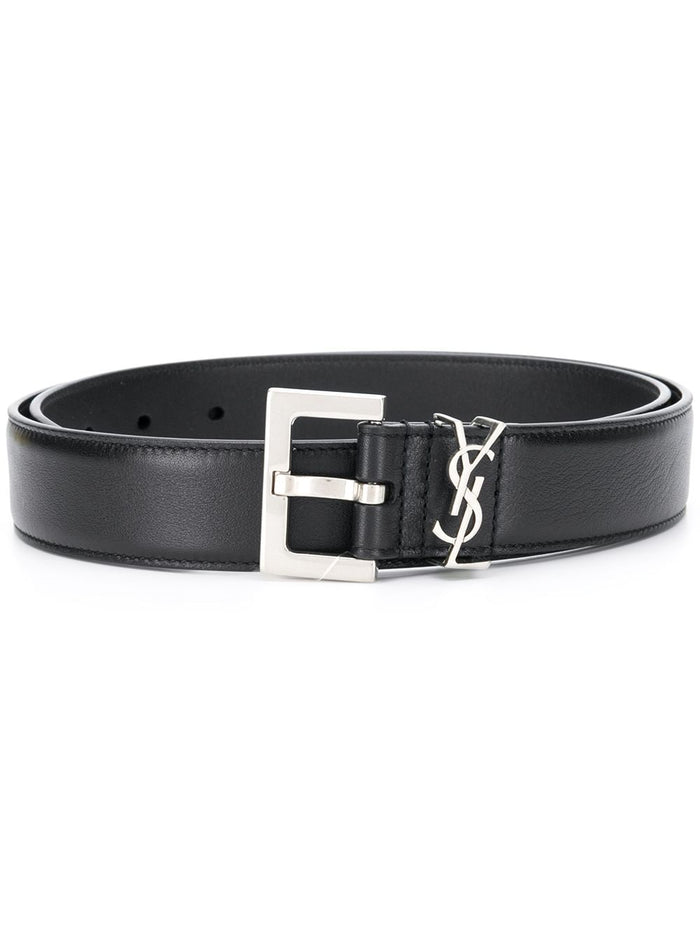 Saint Laurent Belts Nero Calf Leather
