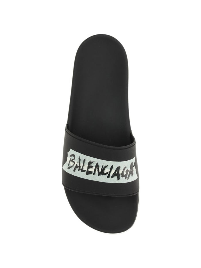 Balenciaga Sandals Black Tpu