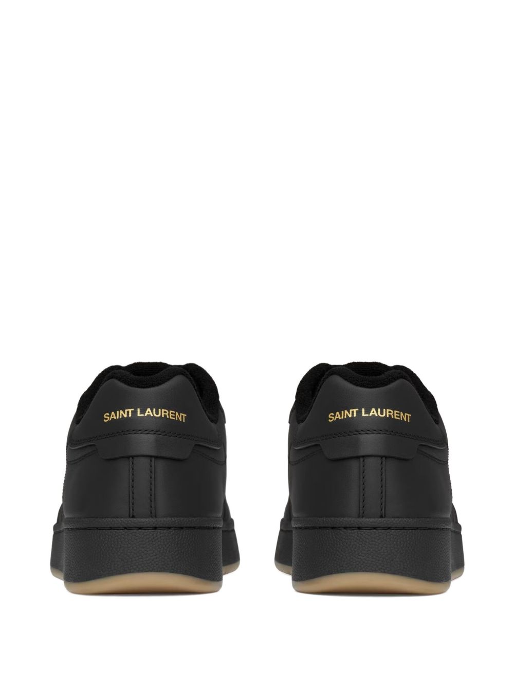 Saint Laurent Sneakers Black Rubber Calf Leather