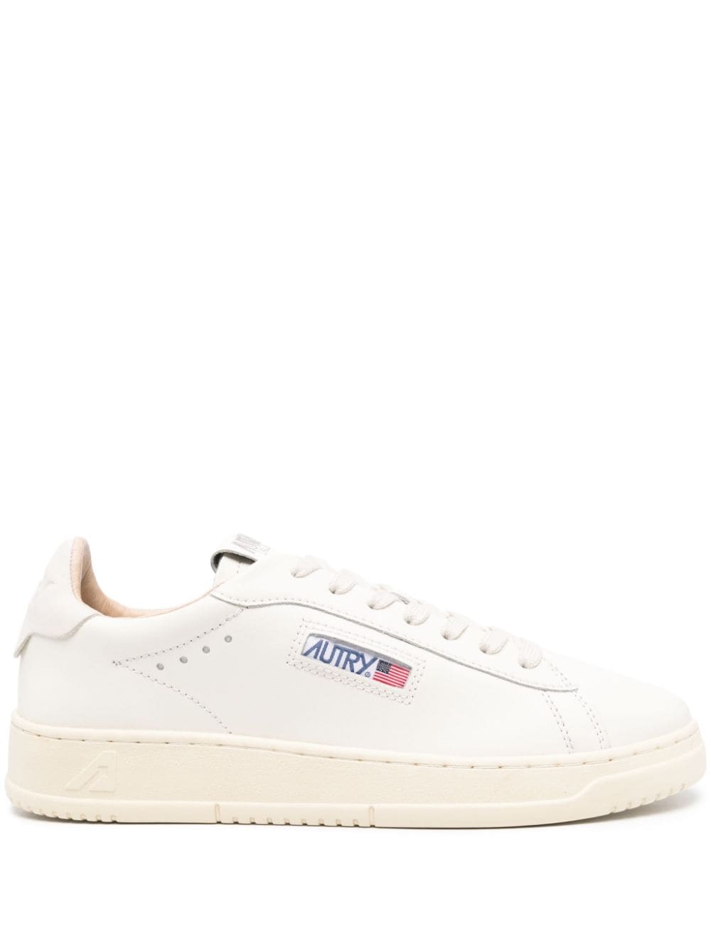 AUTRY Sneakers White Fabric Rubber Calf Leather