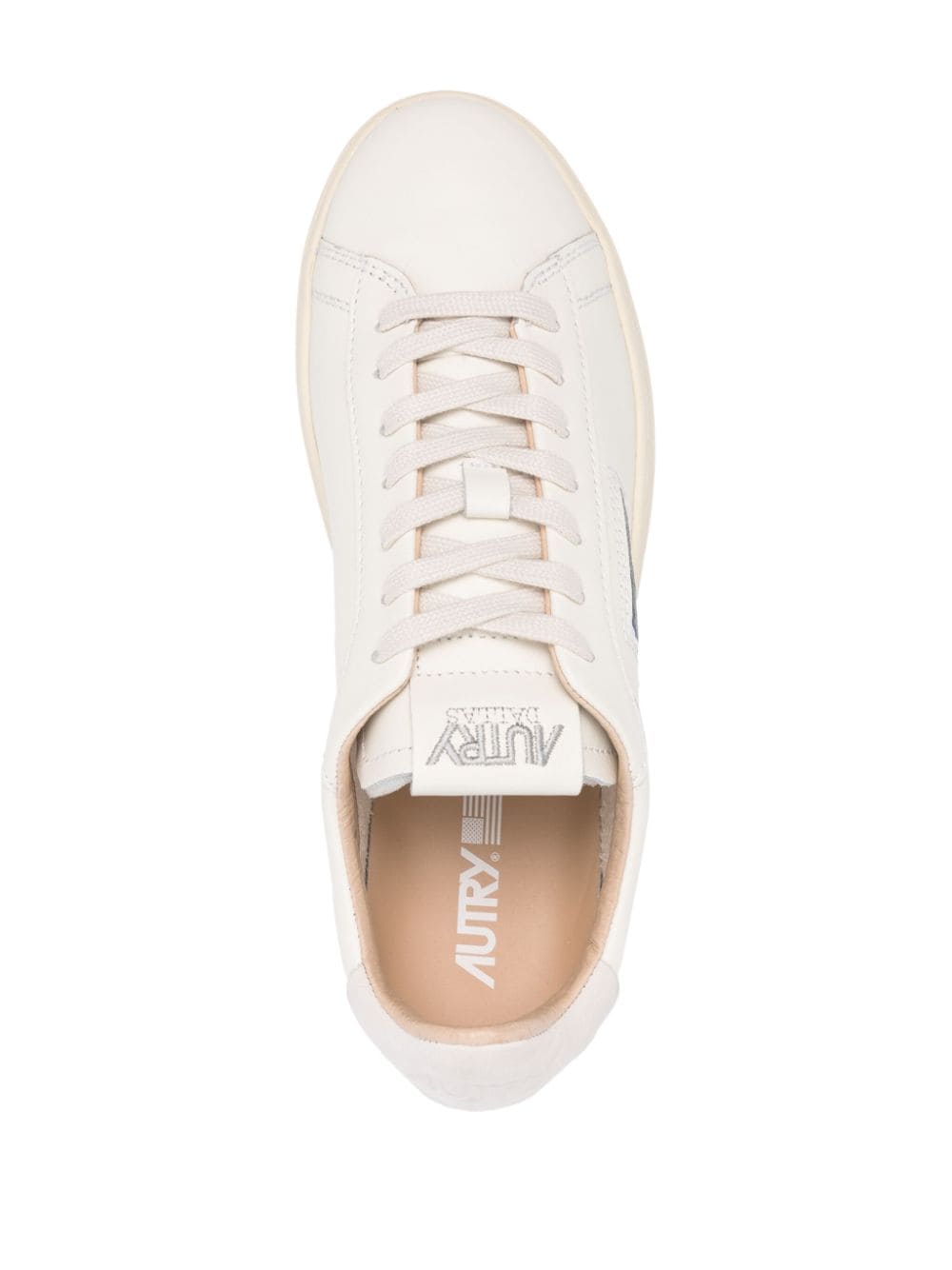 AUTRY Sneakers White Fabric Rubber Calf Leather