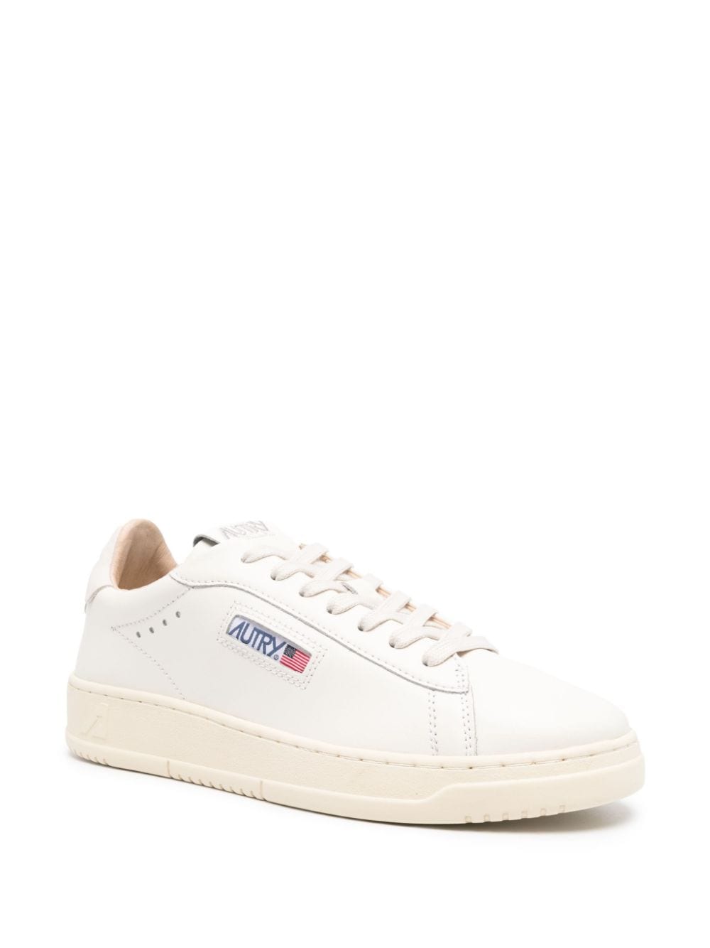AUTRY Sneakers White Fabric Rubber Calf Leather