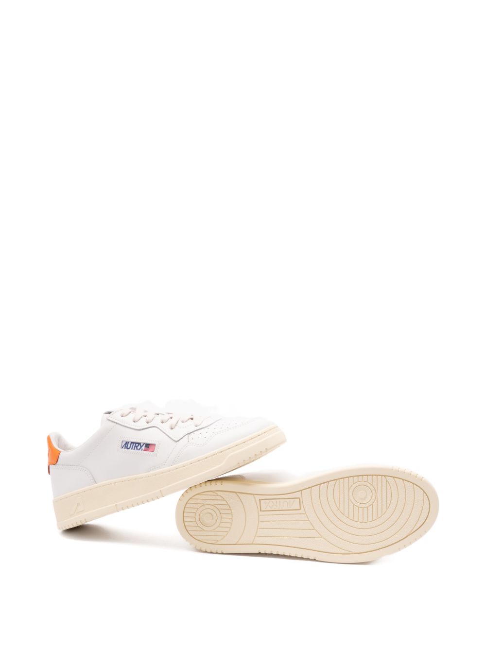 AUTRY Sneakers Orange Leather