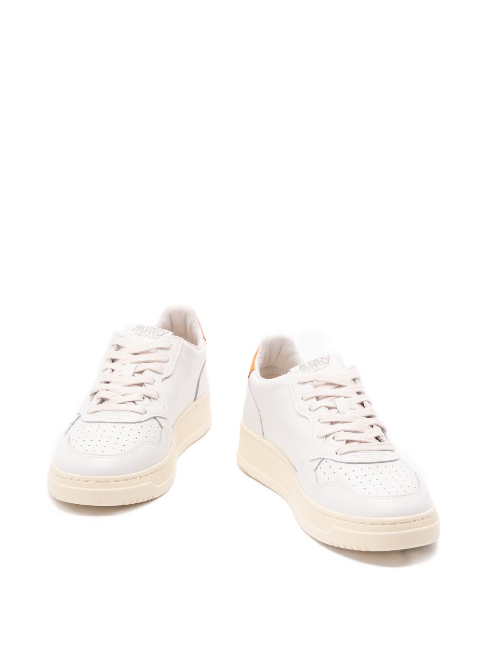AUTRY Sneakers Orange Leather