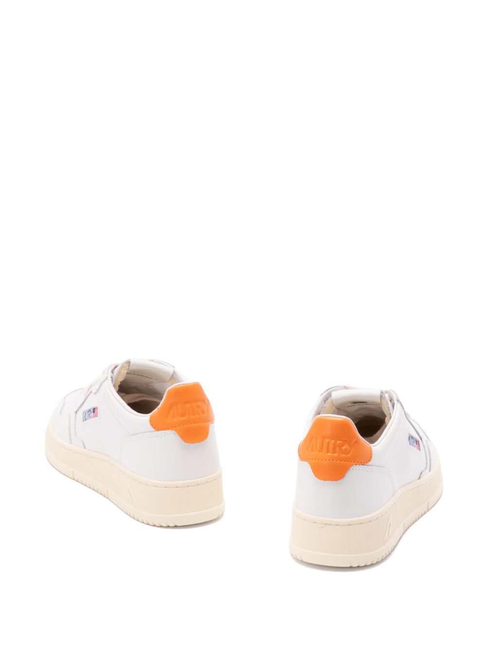 AUTRY Sneakers Orange Leather